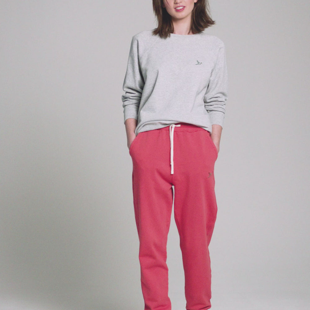 
                  
                    Video in der Galerie ansehen und abspielen, Rundhals - Sweatshirt für Damen – Grau
                  
                