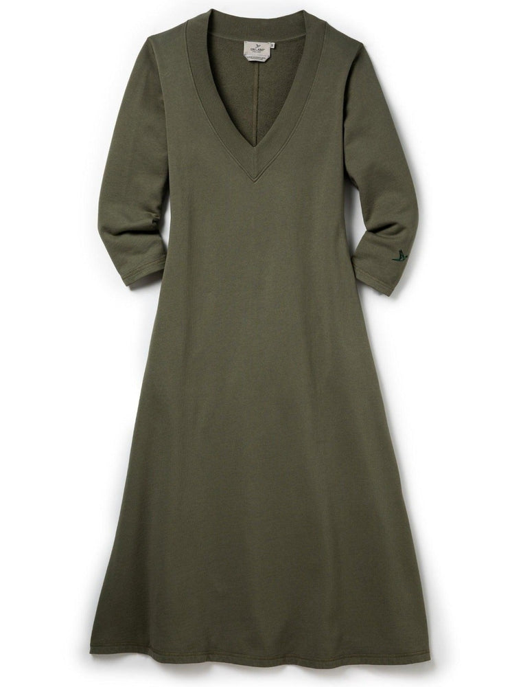 Ladies' ORILABO Mid-weight Terry Dress - Olive - ORILABO