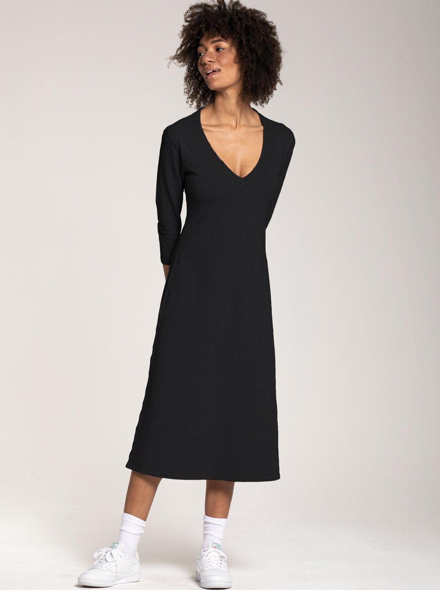 
                  
                    Terry Dress - Black - ORILABO Project
                  
                