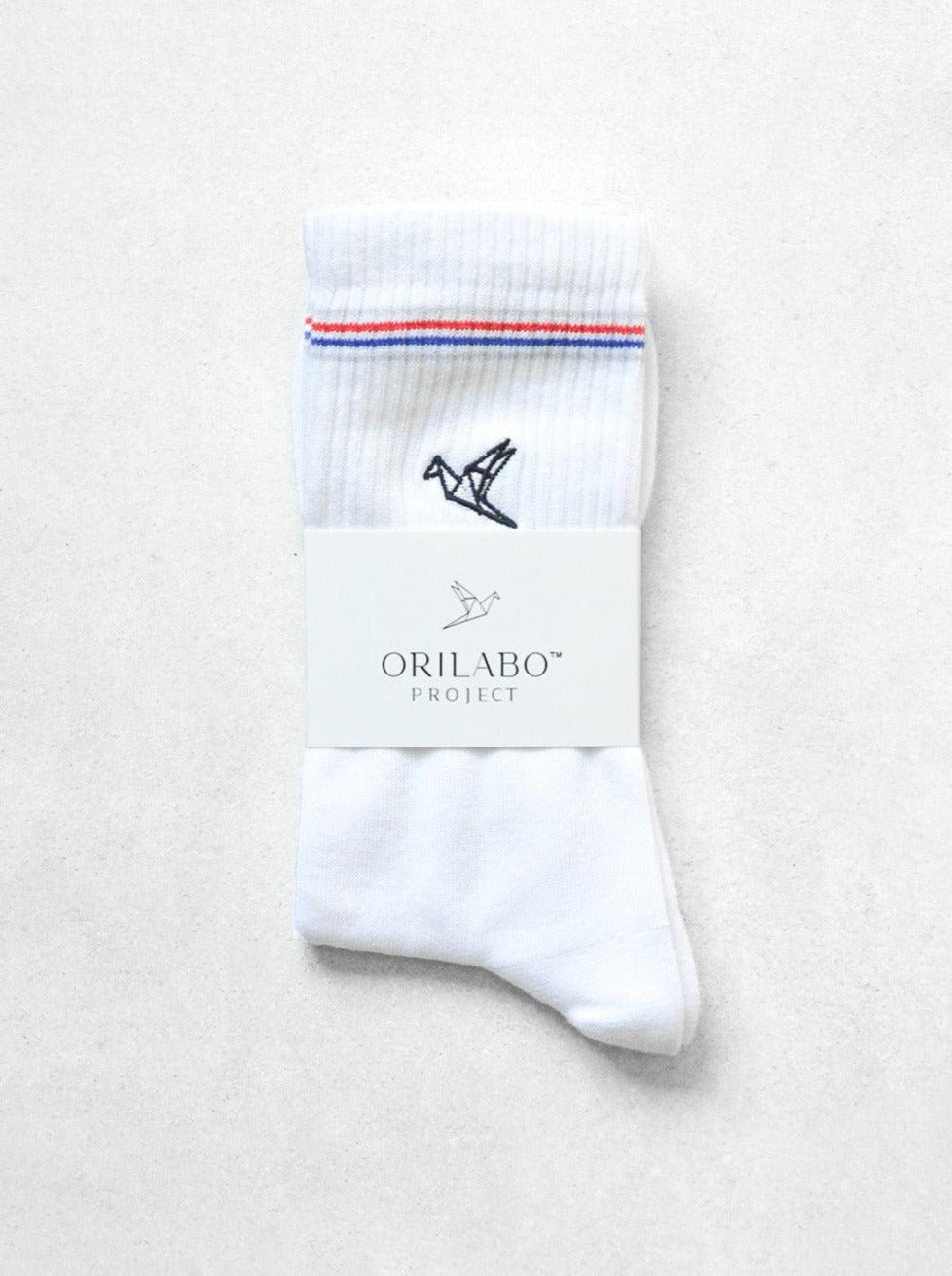 ORILABO Organic Cotton Socks - White - 1 Pair - ORILABO Project