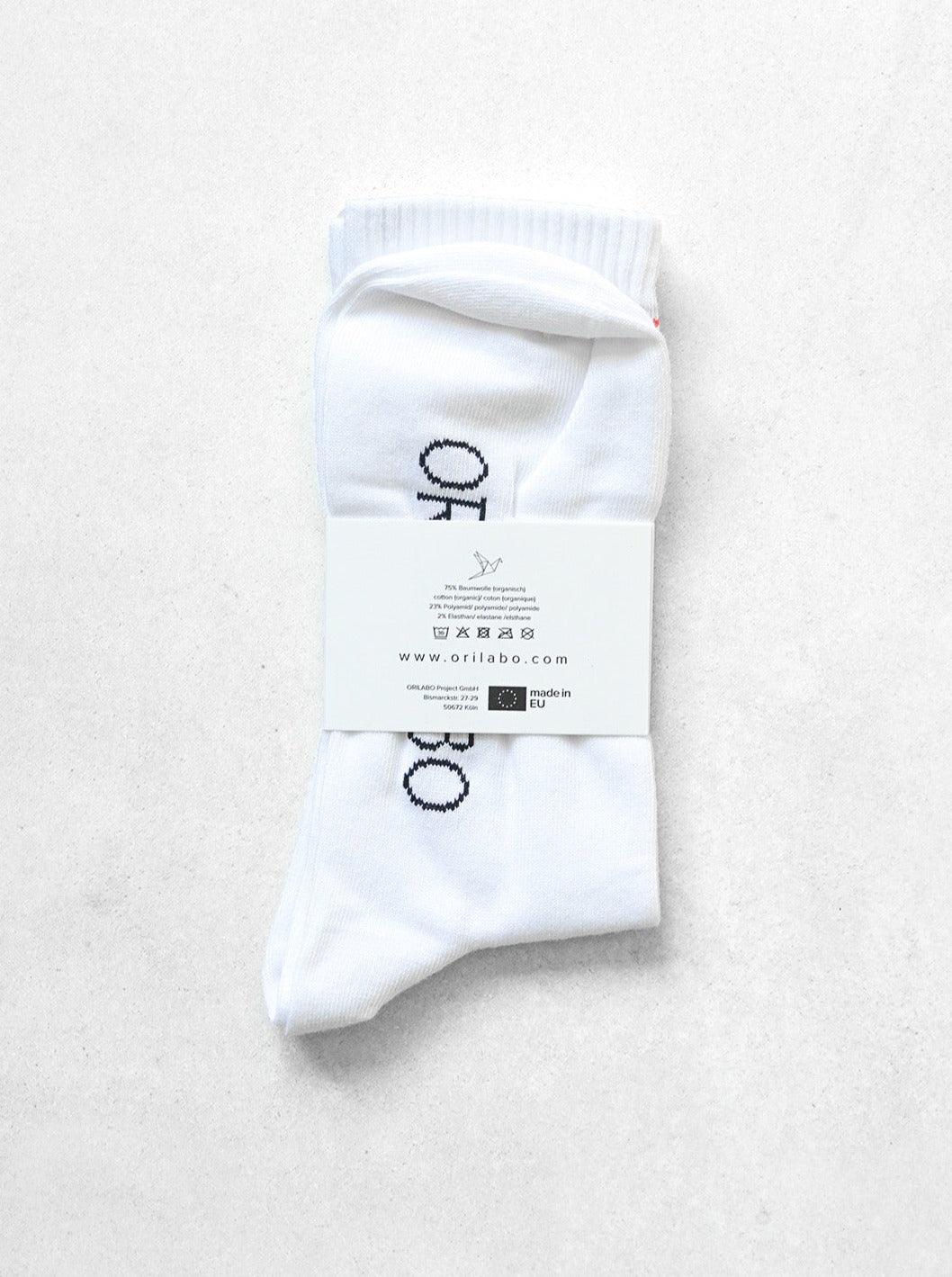 
                  
                    Organic Cotton Socks - White - 1 Pair - ORILABO Project
                  
                