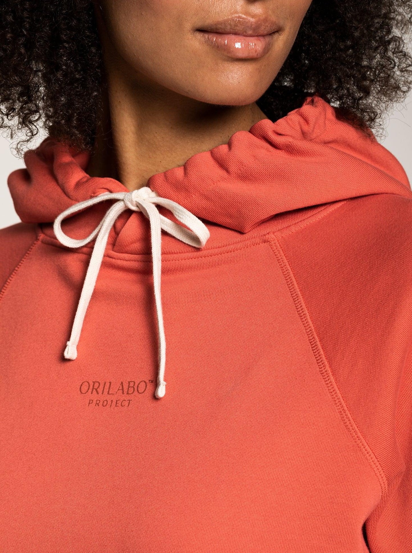 
                  
                    Women's Terry Hoodie - Coral - ORILABO Project
                  
                