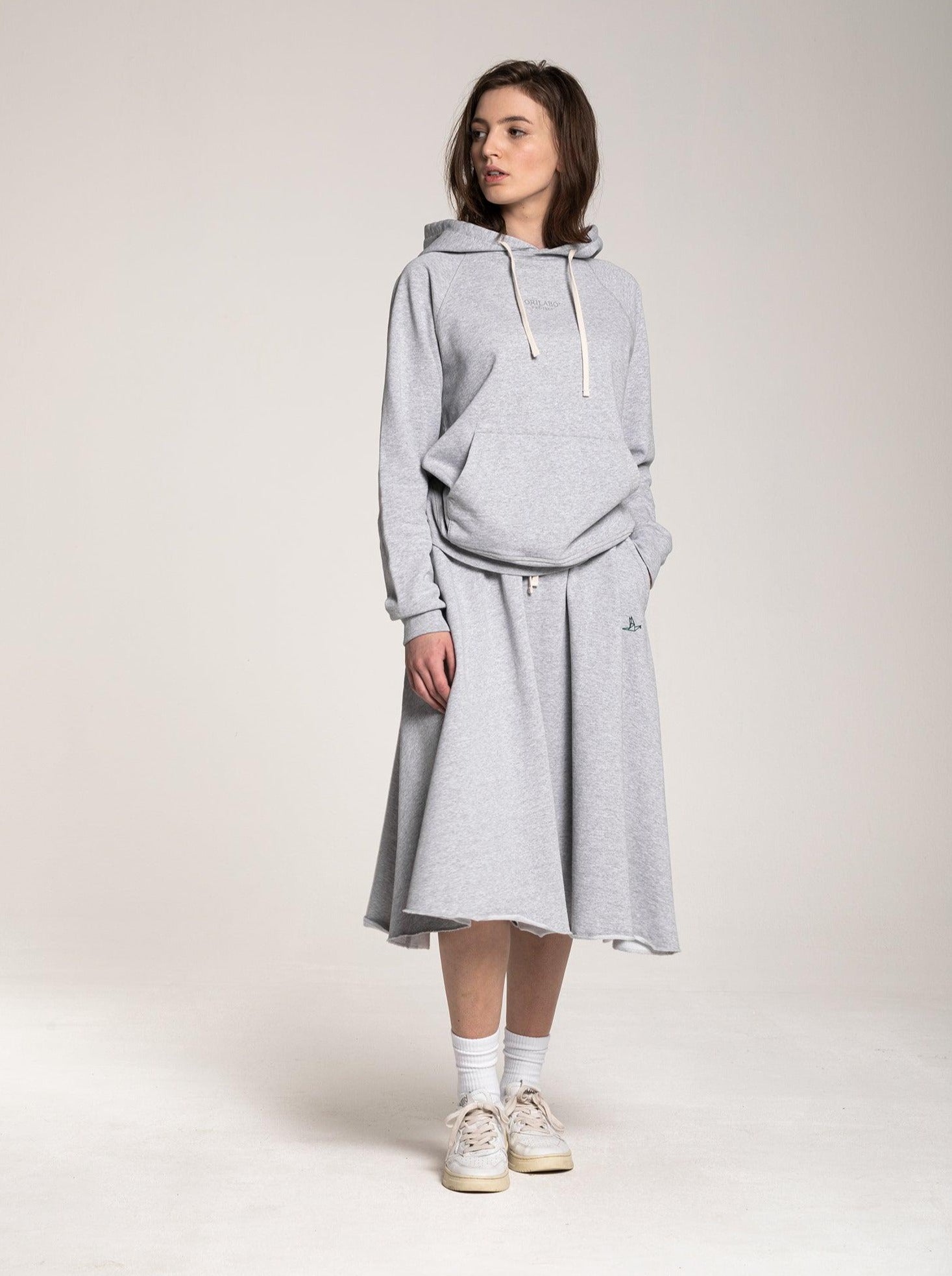 Terry Skirt - Grey - ORILABO Project