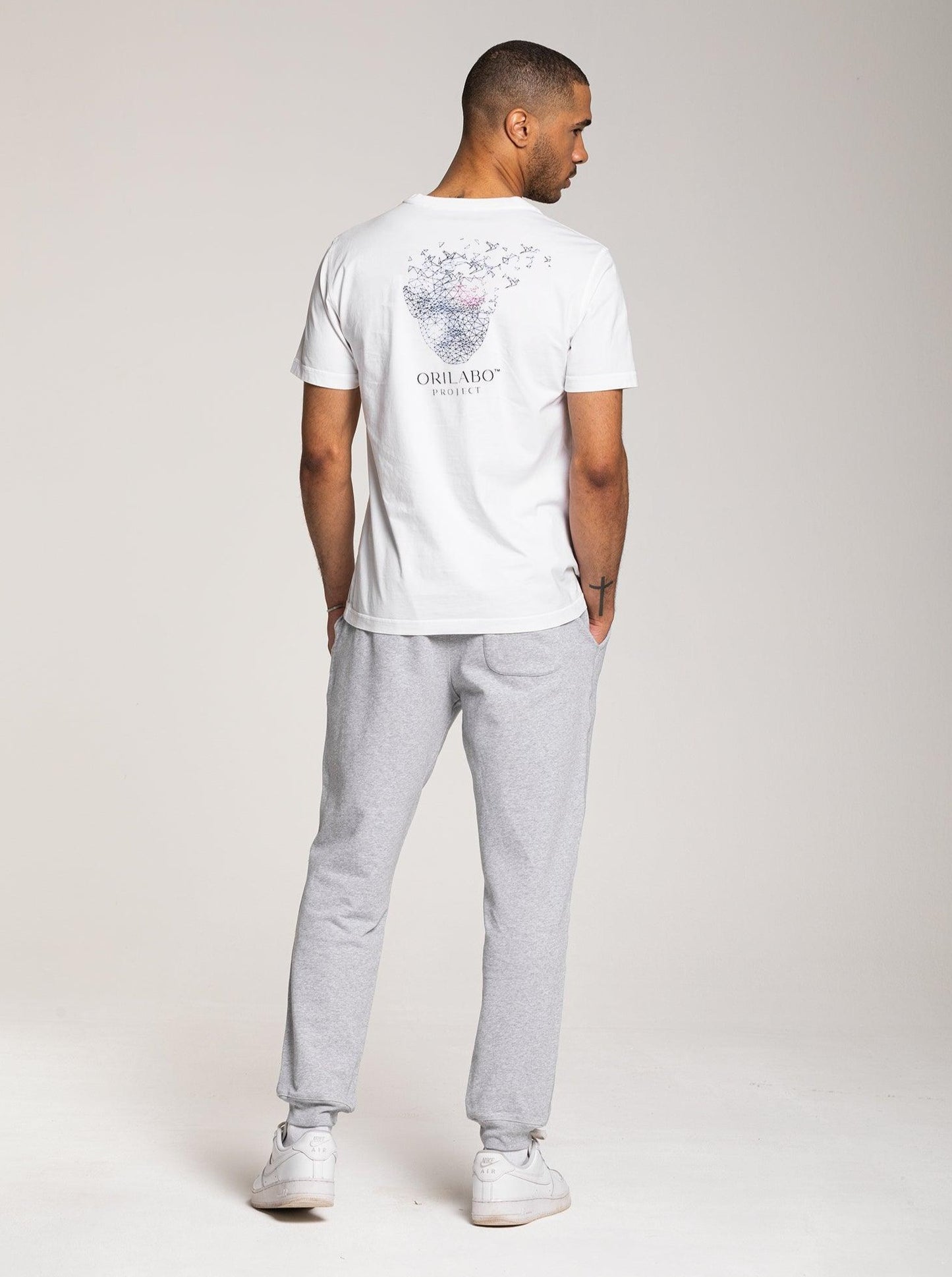 
                  
                    Men's Flying Head T-shirt - White - ORILABO Project
                  
                