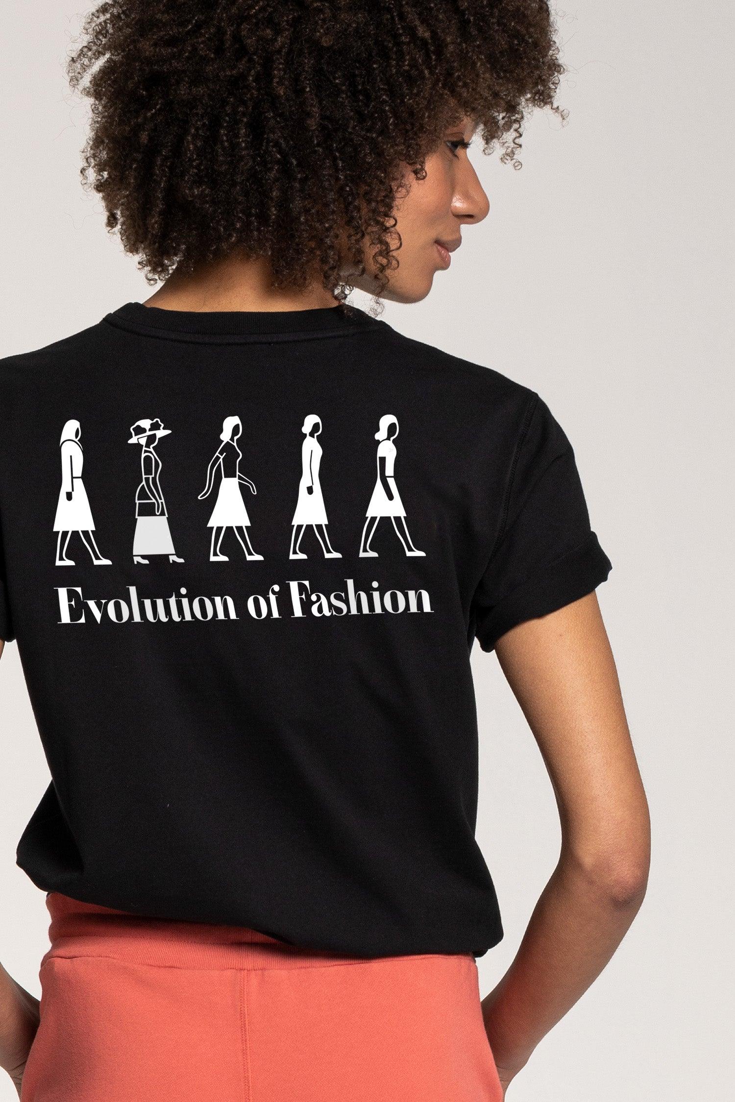 Women's Evolution 3D Logo T-shirt - Black - ORILABO Project