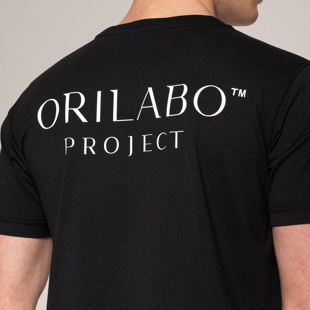 
                  
                    Men's Big Logo T-shirt - Black - ORILABO Project
                  
                
