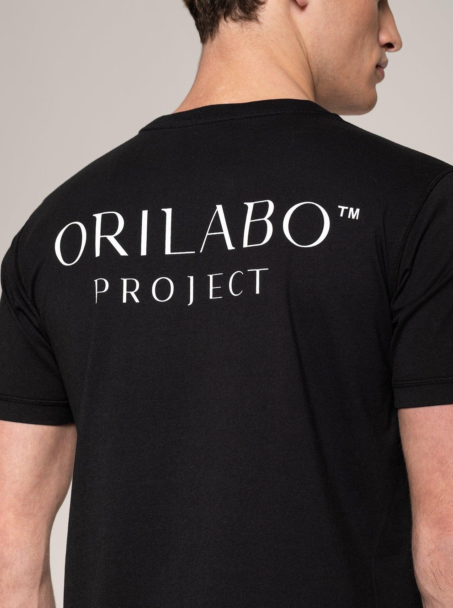 
                  
                    Men's Big Logo T-shirt - Black - ORILABO Project
                  
                