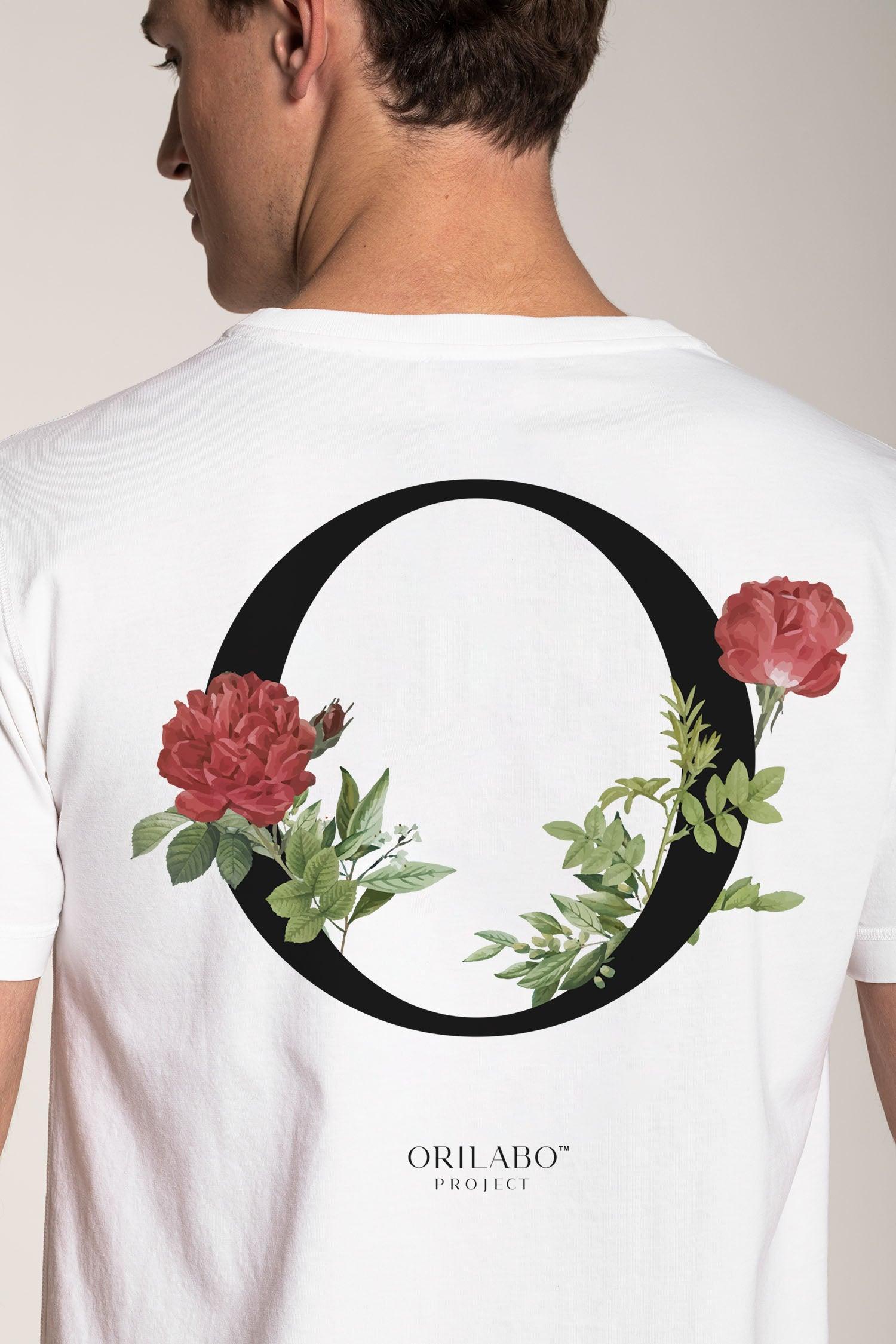 Men's O-Roses T-shirt - White - ORILABO Project