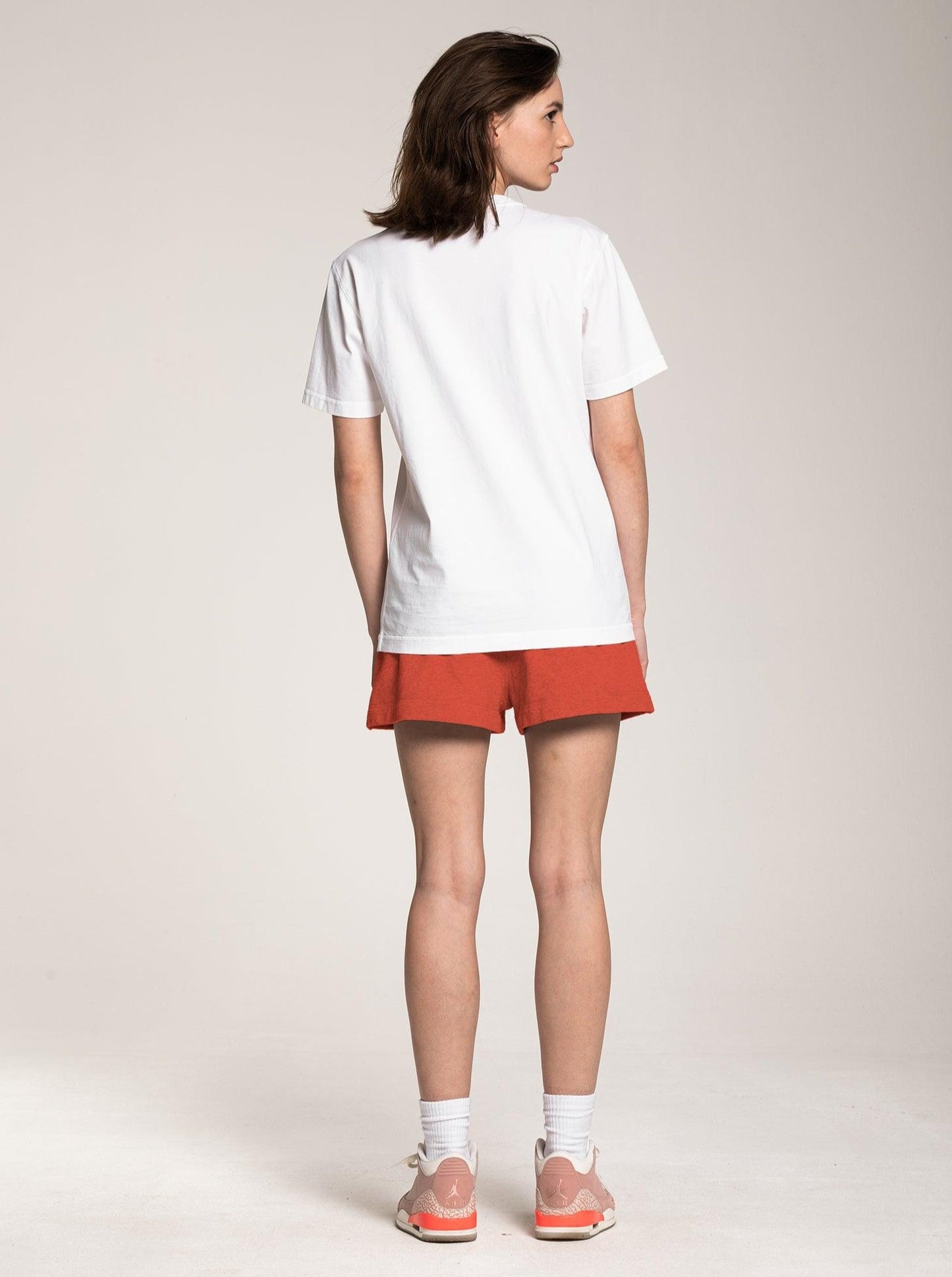 
                  
                    Women's Sweat shorts - Coral - ORILABO Project
                  
                