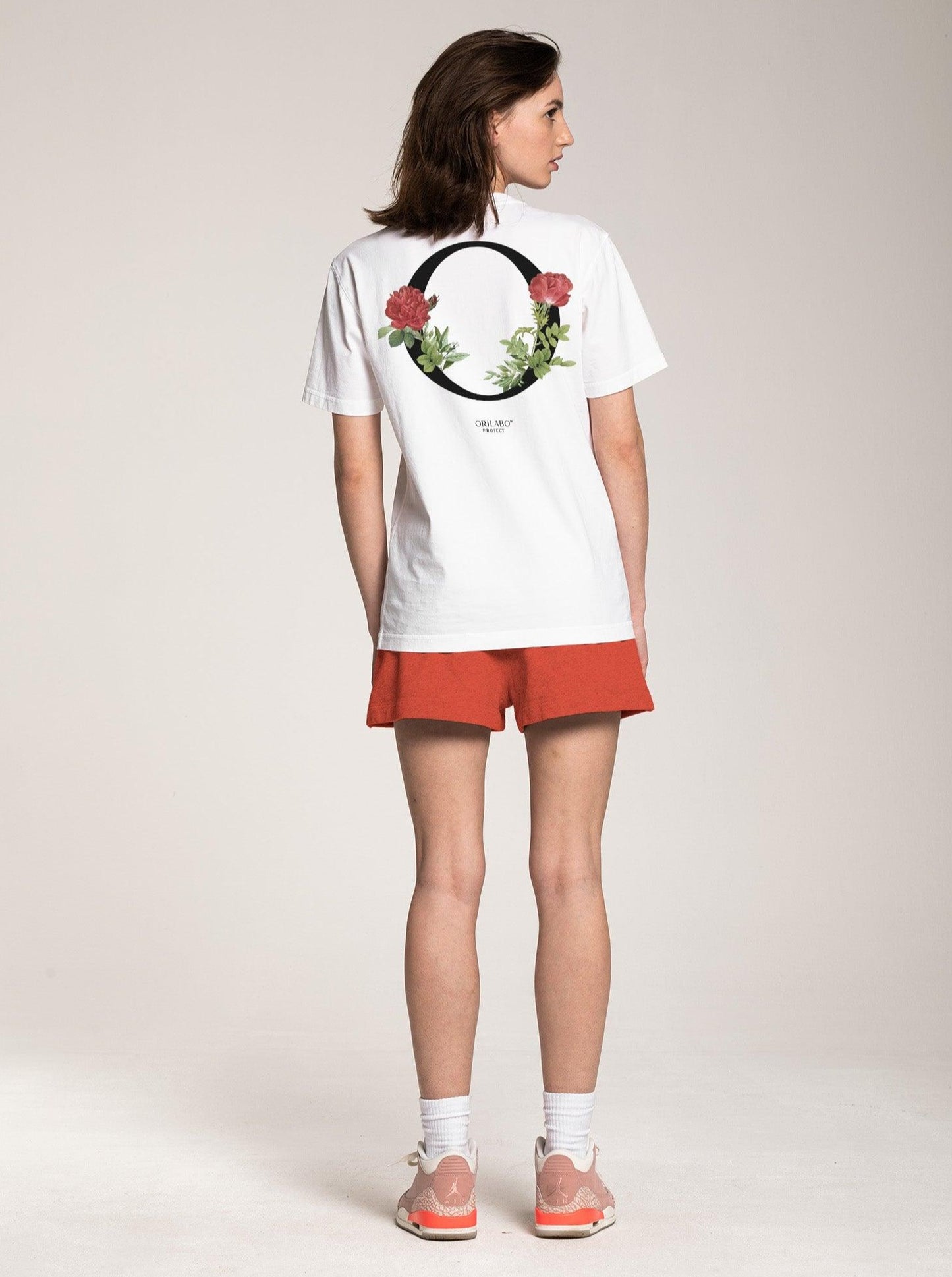 
                  
                    Women's O-Roses T-shirt - White - ORILABO Project
                  
                