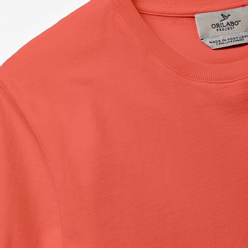 
                  
                    Women's Small Logo T-shirt - Coral - ORILABO Project
                  
                