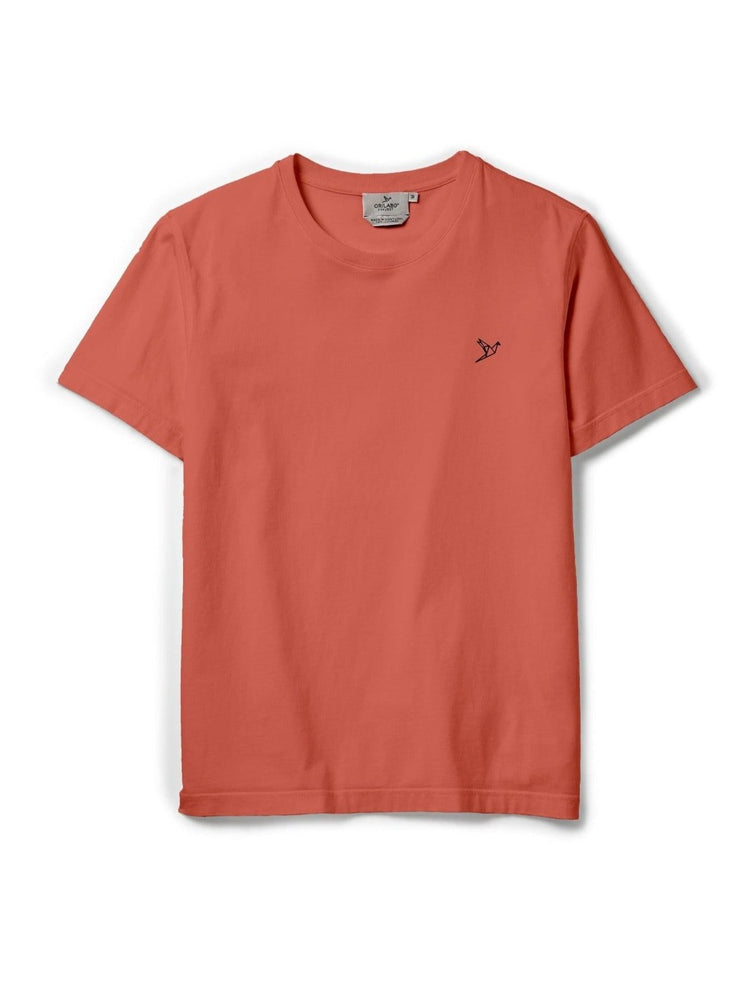 Men's Small Logo T-shirt - Coral - ORILABO Project