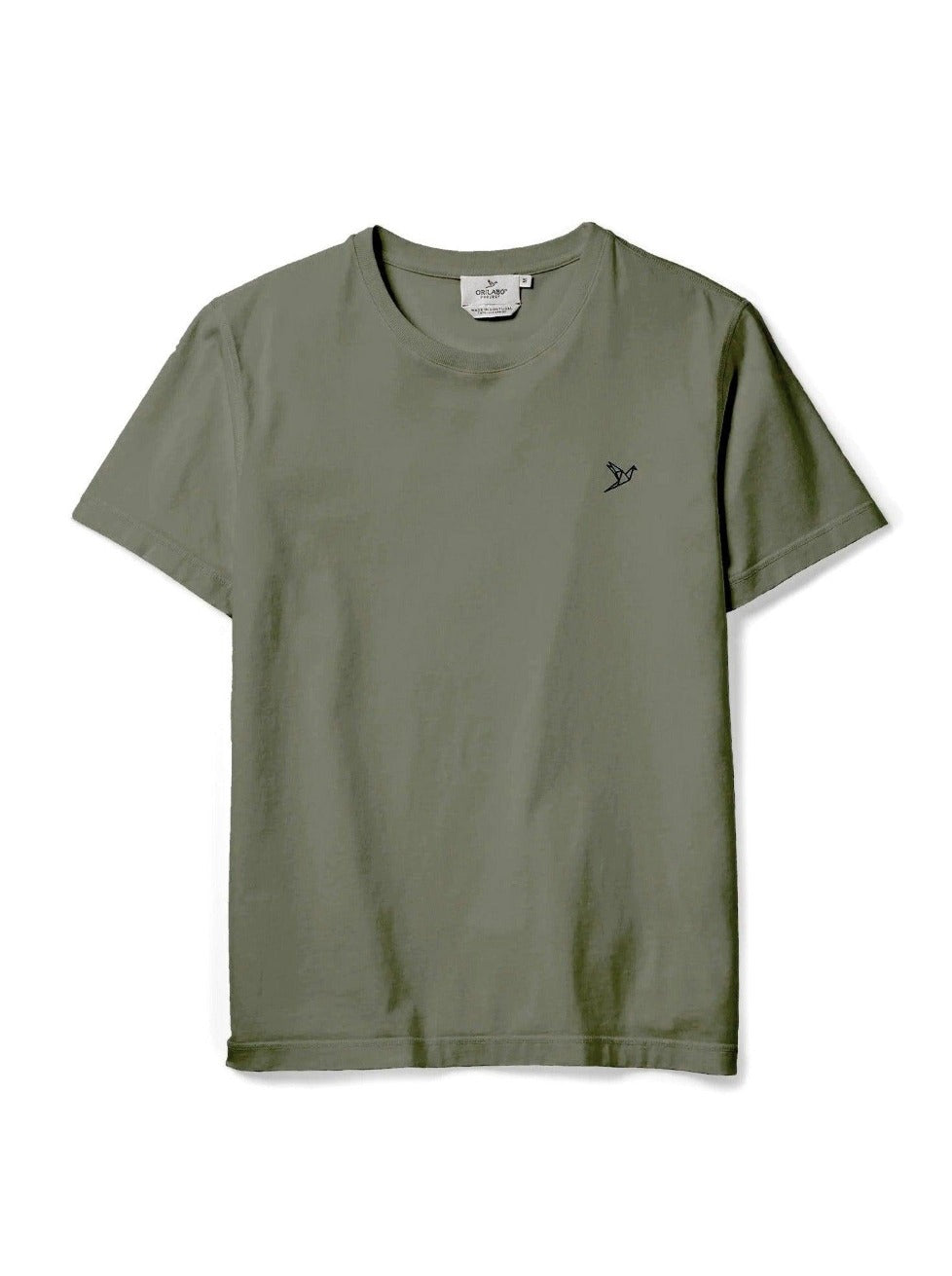 Men's ORILABO Small Logo Short Sleeve T-shirt - Olive - ORILABO Project