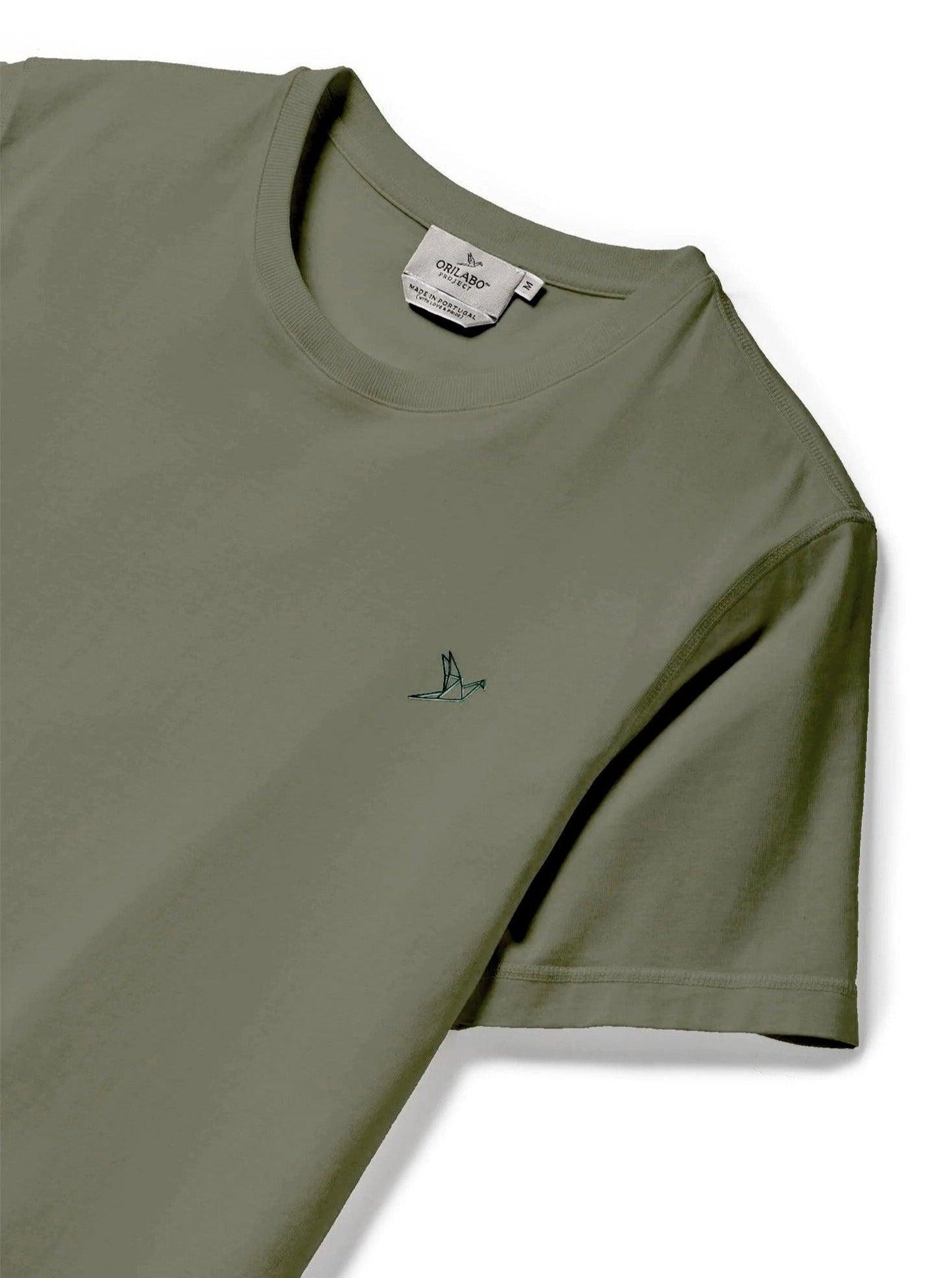 
                  
                    Men's Small Logo T-shirt - Olive - ORILABO Project
                  
                