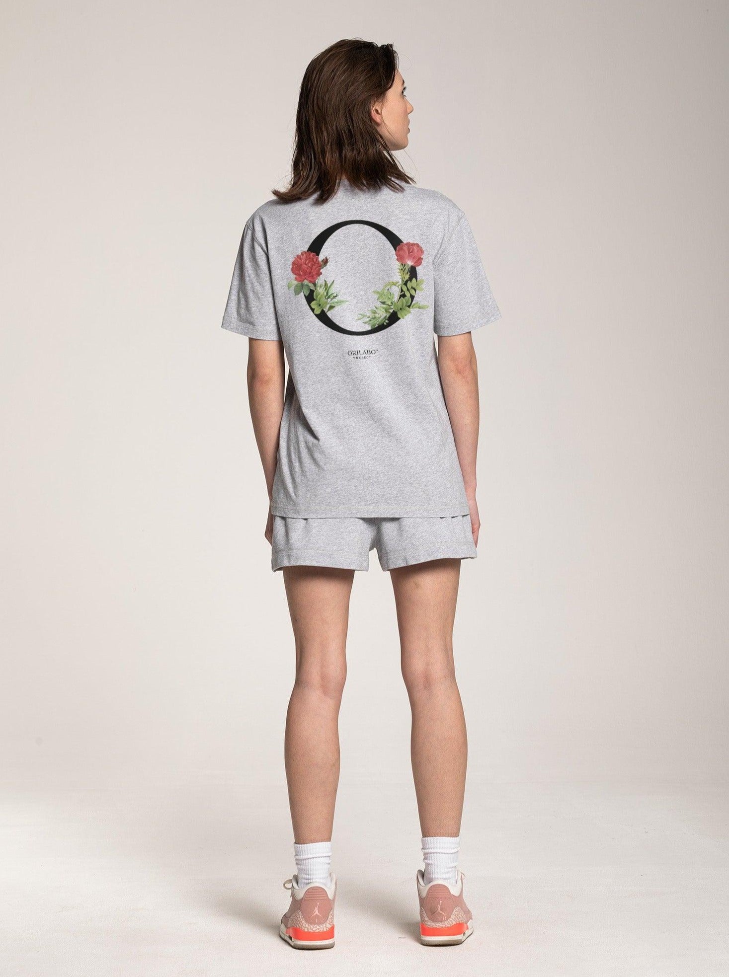 Women's O-Roses T-shirt - Grey - ORILABO Project