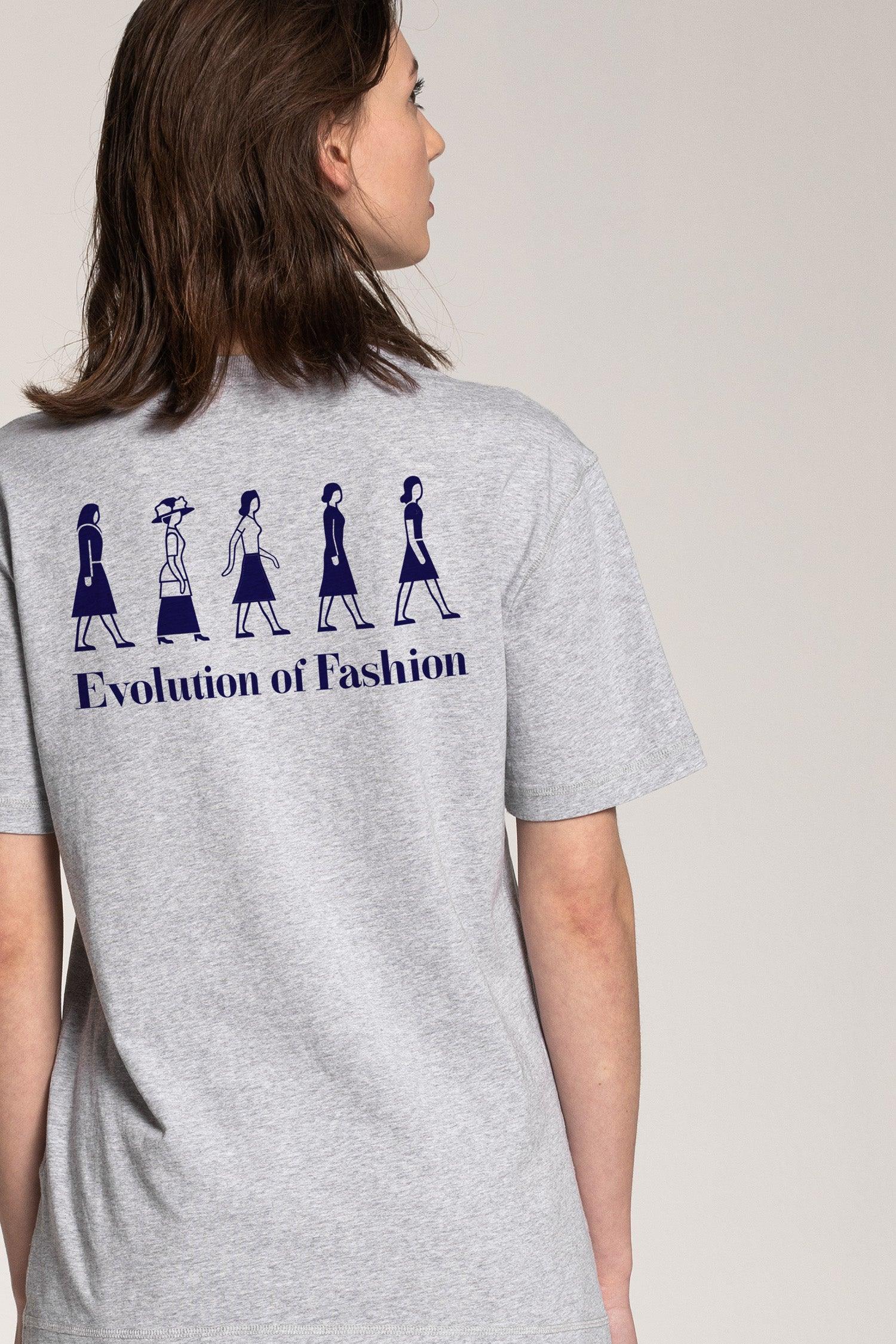 Women's Evolution 3D Logo T-shirt - Grey - ORILABO Project