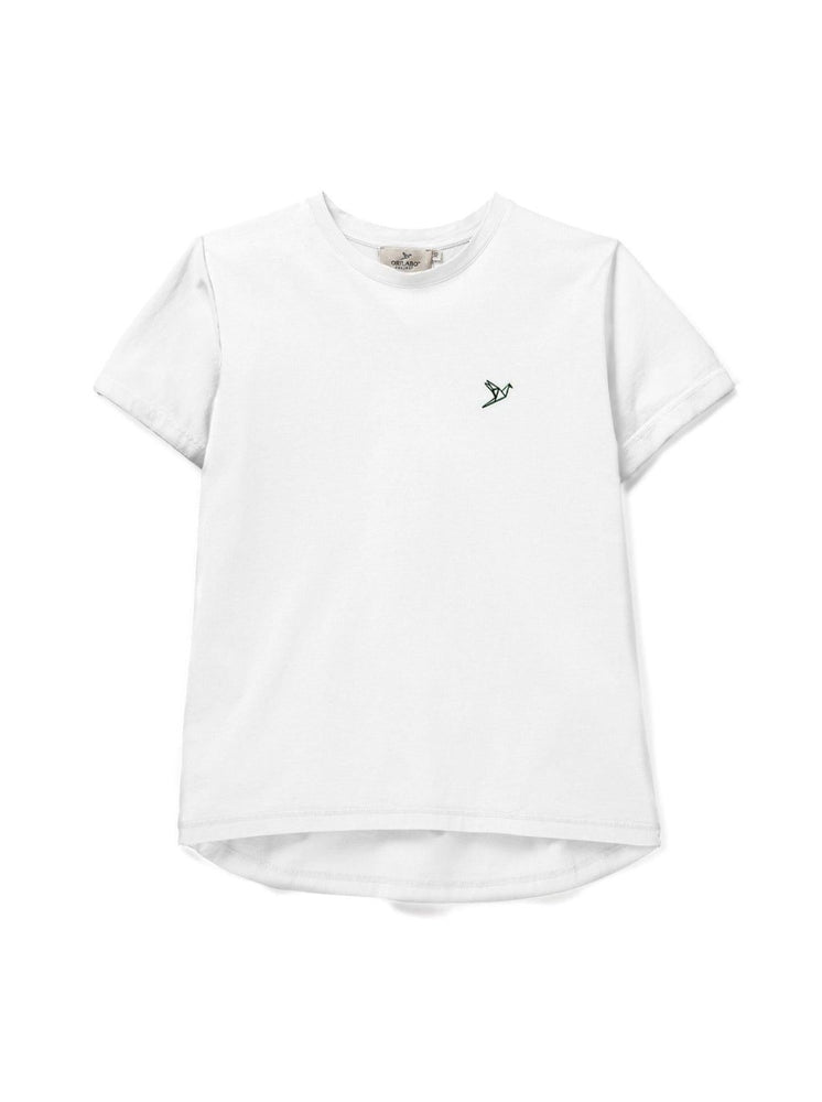 Ladies' ORILABO Small Logo tailored Short Sleeve T-shirt - White - ORILABO
