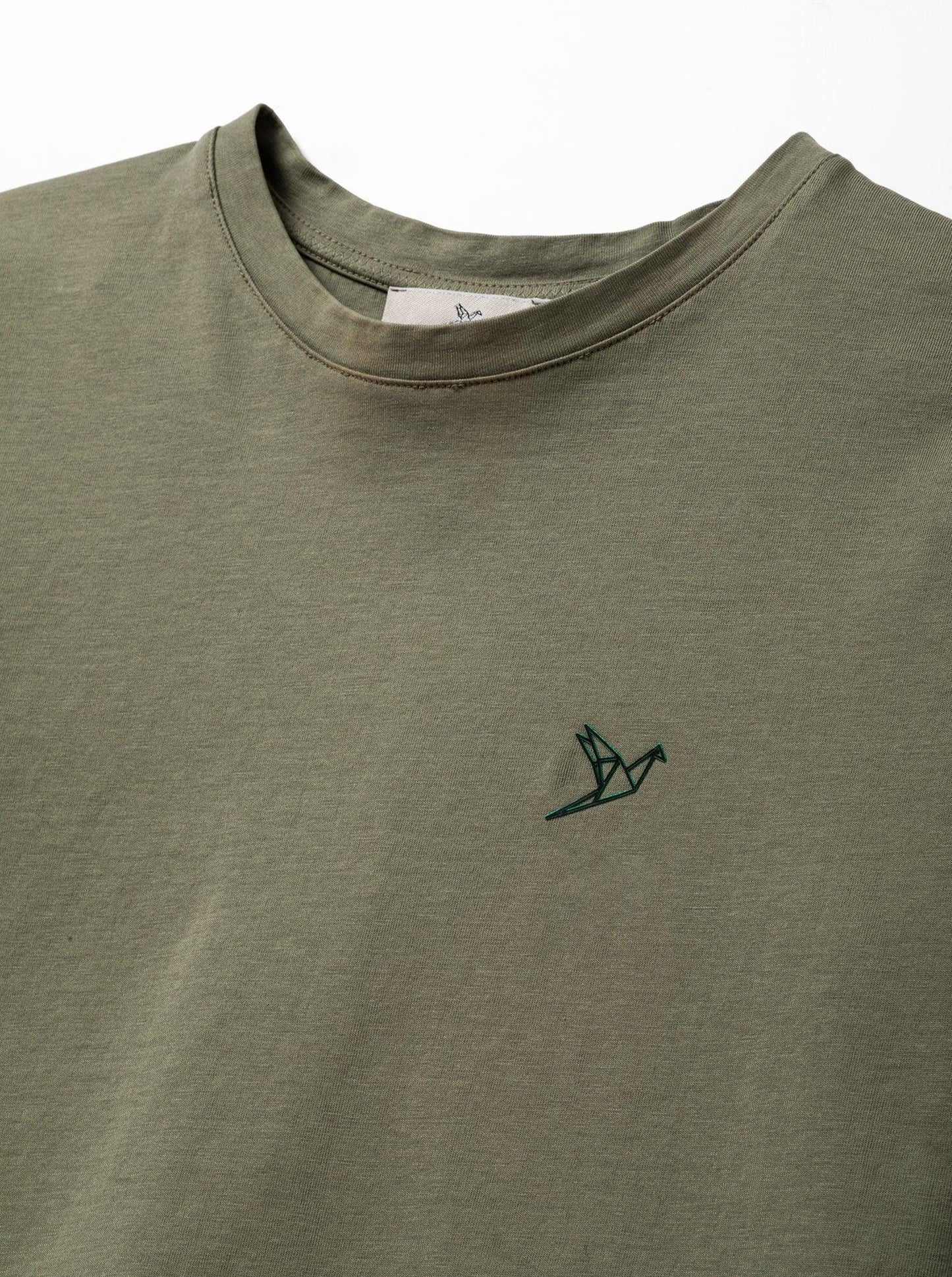 
                  
                    Women's Small Logo tailored T-shirt - Olive - ORILABO Project
                  
                