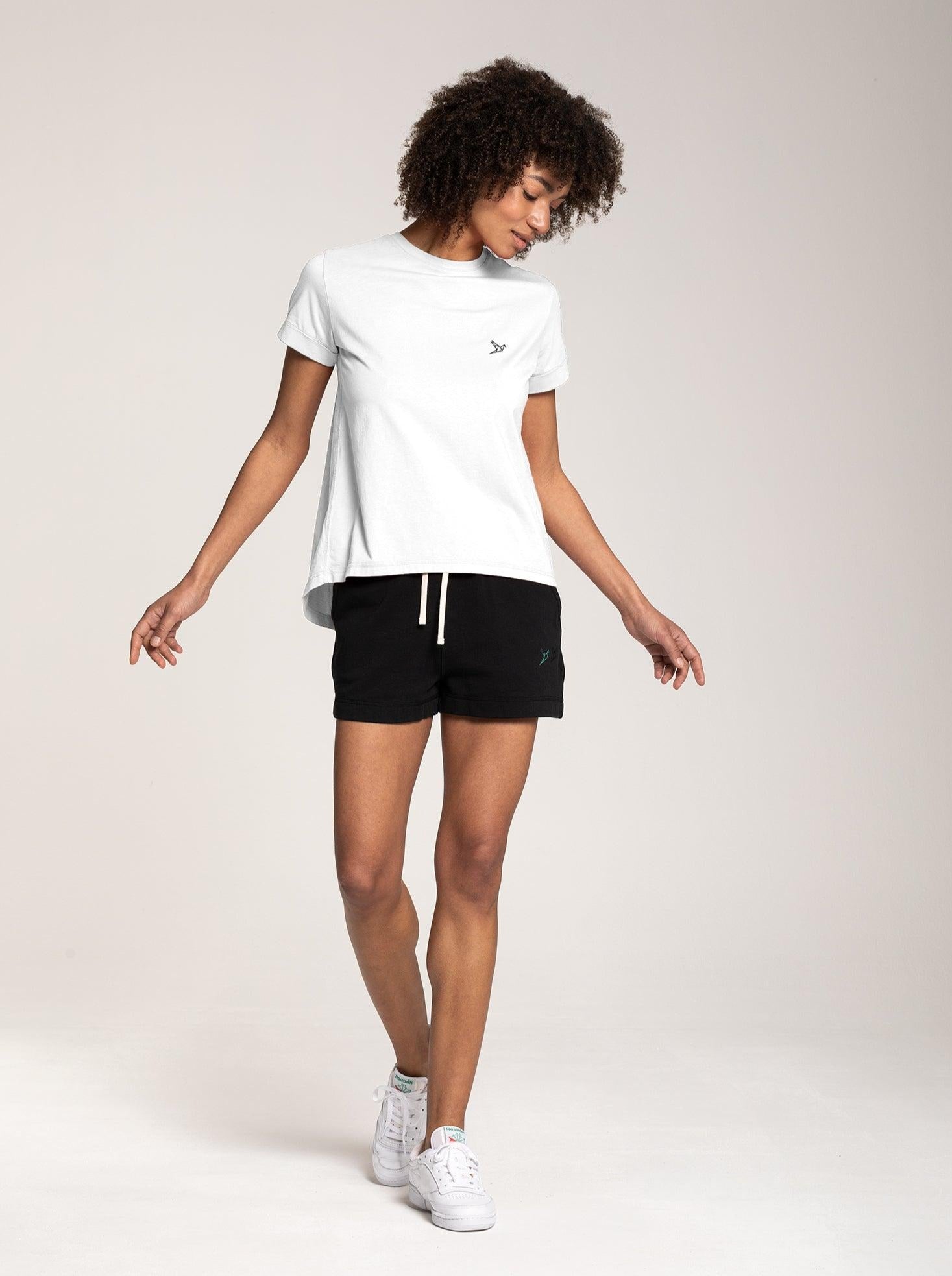 Women's Small Logo tailored T-shirt - White - ORILABO Project