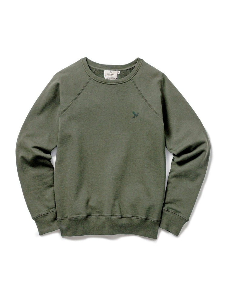 Women's Terry Crewneck - Olive - ORILABO Project