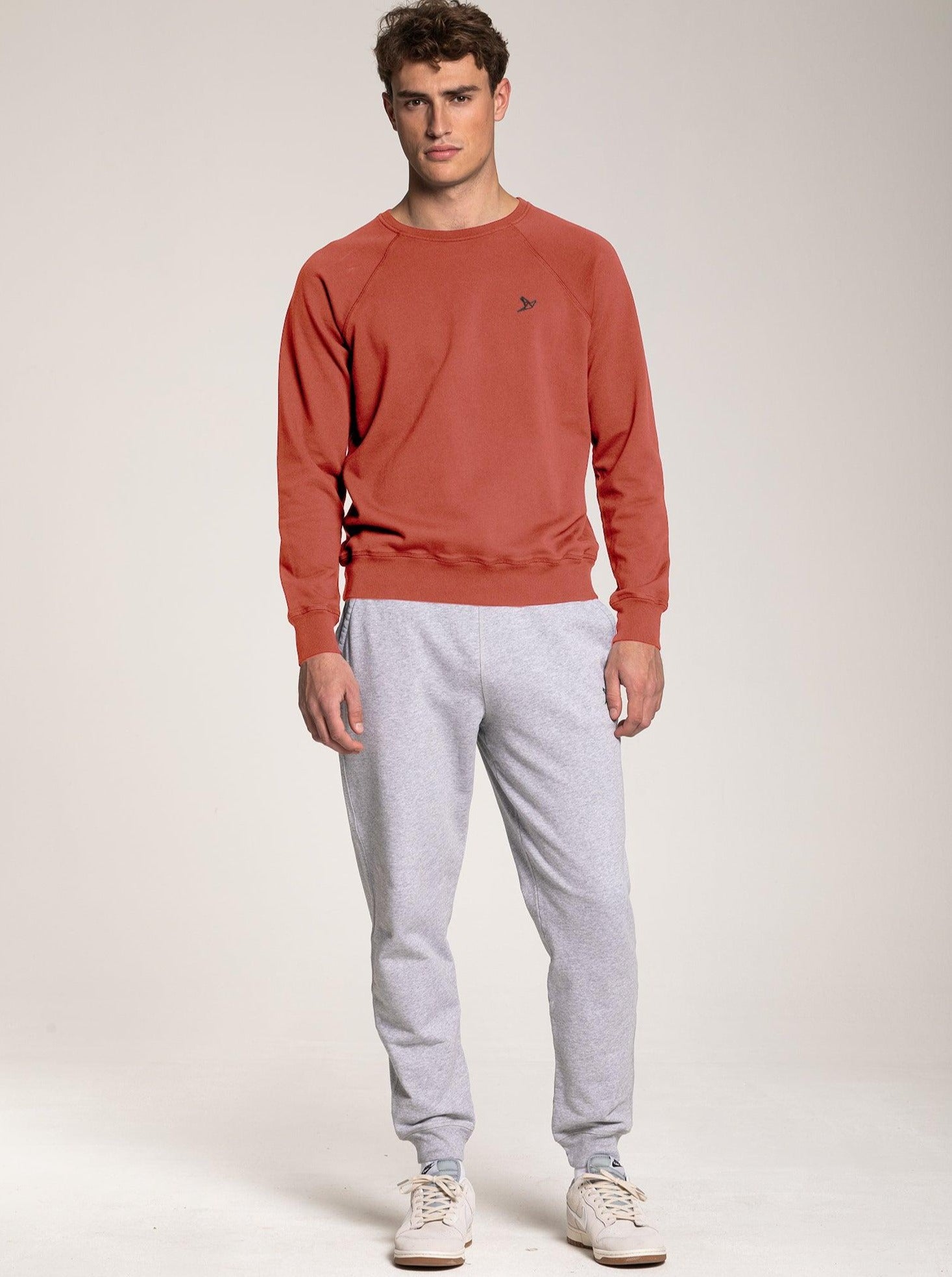 Men's Terry Crewneck - Coral - ORILABO Project