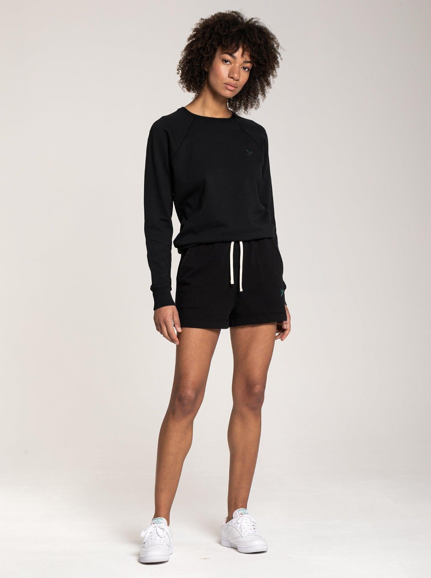 Women's Terry Crewneck - Black - ORILABO Project