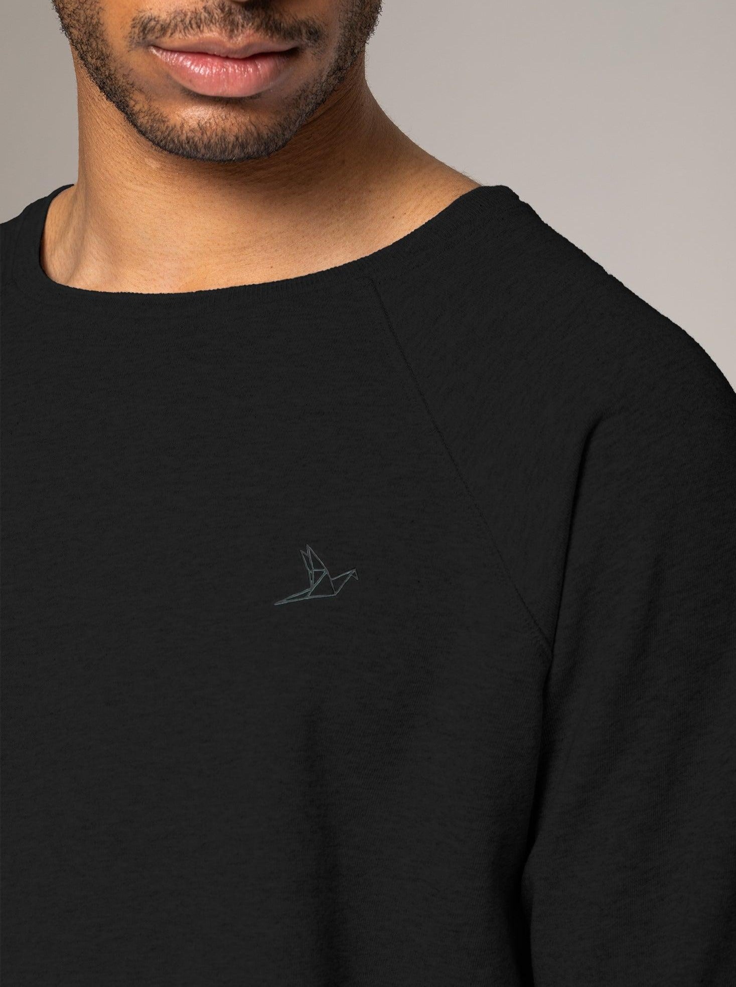 Men's Terry Crewneck - Black - ORILABO Project